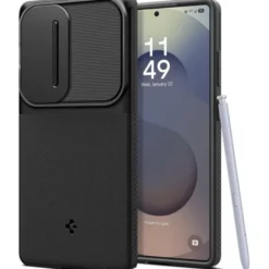 Spigen Samsung|Galaxy S25 Ultra-ETUI OPTIK ARMOR SAMSUNG GALAXY S25 ULTRA BLACK