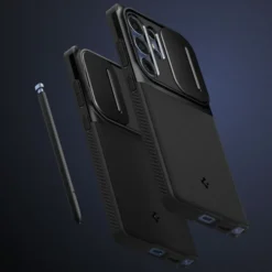 Spigen Samsung|Galaxy S25 Ultra-ETUI OPTIK ARMOR SAMSUNG GALAXY S25 ULTRA BLACK