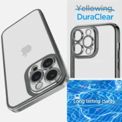 Spigen Iphone 14 Pro Max|Apple-Etui Optik Crystal iPhone 14 Pro Max Chrome Greycase