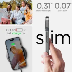 Spigen Iphone 14 Pro Max|Apple-Etui Optik Crystal iPhone 14 Pro Max Chrome Greycase