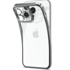 Spigen Iphone 14 Pro|Apple-Etui Optik Crystal iPhone 14 Pro Chrome Grey