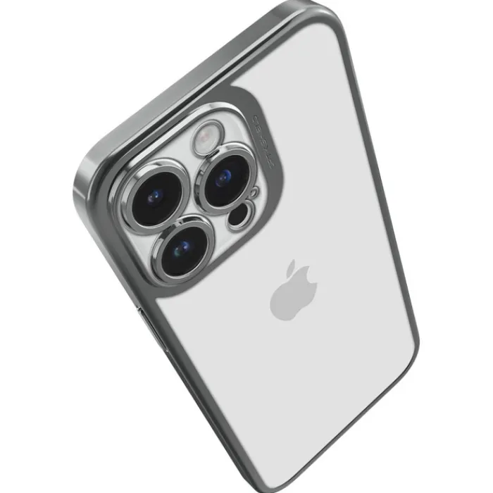 Spigen Iphone 14 Pro|Apple-Etui Optik Crystal iPhone 14 Pro Chrome Grey