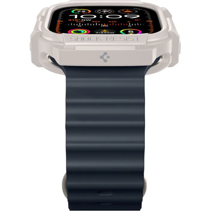 Spigen Apple Watch Ultra 49Mm|Apple Watch Ultra 2 49Mm-Etui Rugged Armor Apple Watch Ultra 1 / 2 (49 Mm) Dune Beige Case