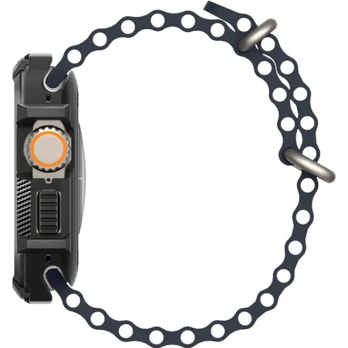 Spigen Apple Watch Ultra 49Mm|Apple Watch Ultra 2 49Mm-Etui Rugged Armor Apple Watch Ultra 49mm Ultra 2 Czarne