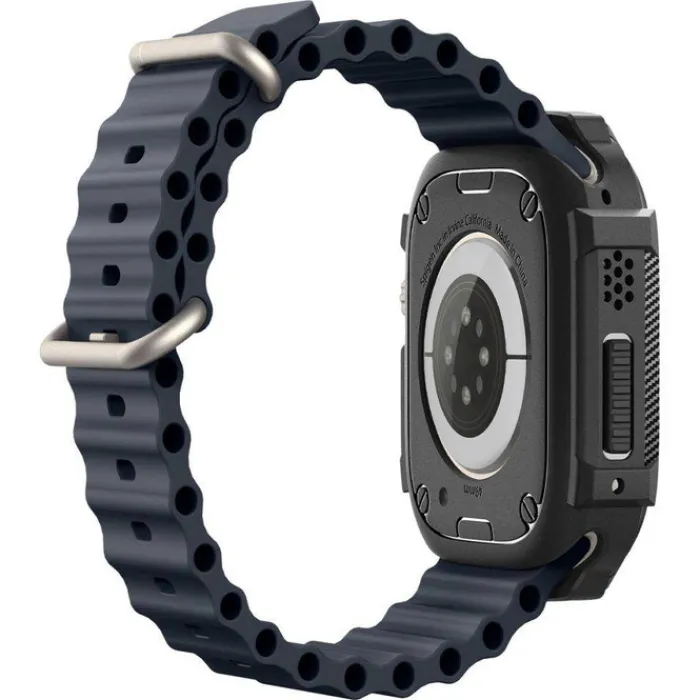Spigen Apple Watch Ultra 49Mm|Apple Watch Ultra 2 49Mm-Etui Rugged Armor Apple Watch Ultra 49mm Ultra 2 Czarne