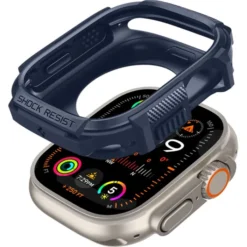 Spigen Apple Watch Ultra 49Mm|Apple Watch Ultra 2 49Mm-Etui Rugged Armor Apple Watch Ultra 1 / 2 (49 Mm) Navy Blue