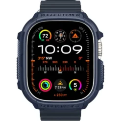 Spigen Apple Watch Ultra 49Mm|Apple Watch Ultra 2 49Mm-Etui Rugged Armor Apple Watch Ultra 1 / 2 (49 Mm) Navy Blue
