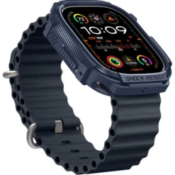 Spigen Apple Watch Ultra 49Mm|Apple Watch Ultra 2 49Mm-Etui Rugged Armor Apple Watch Ultra 1 / 2 (49 Mm) Navy Blue