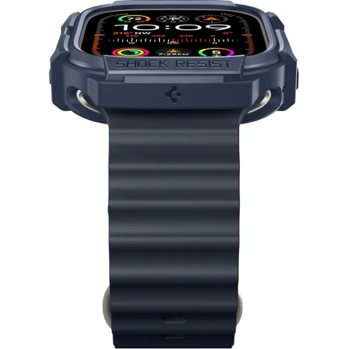 Spigen Apple Watch Ultra 49Mm|Apple Watch Ultra 2 49Mm-Etui Rugged Armor Apple Watch Ultra 1 / 2 (49 Mm) Navy Blue