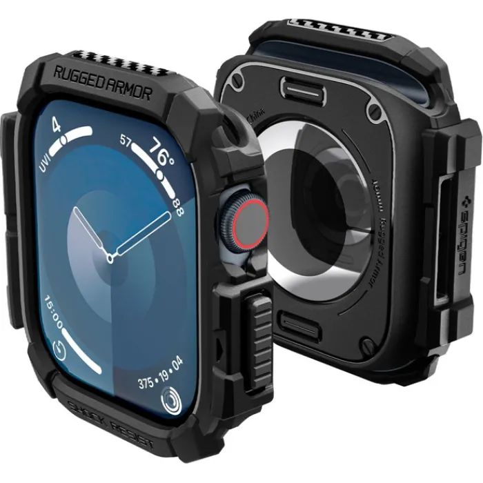 Spigen Apple Watch 11 46Mm|Apple Watch 10 46Mm-ETUI RUGGED ARMOR APPLE WATCH 10 (46 MM) MATTE BLACK