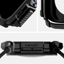 Spigen Apple Watch 11 46Mm|Apple Watch 10 46Mm-ETUI RUGGED ARMOR APPLE WATCH 10 (46 MM) MATTE BLACK