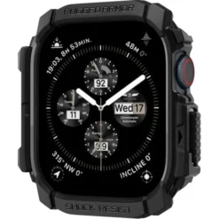 Spigen Apple Watch 11 46Mm|Apple Watch 10 46Mm-ETUI RUGGED ARMOR APPLE WATCH 10 (46 MM) MATTE BLACK