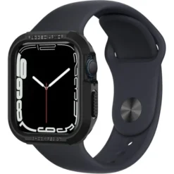 Spigen Apple Watch Se 44Mm|Apple Watch Se 2024 44Mm-Etui Rugged Armor Apple Watch 8 6 5 4 SE 2022 44mm Czarne