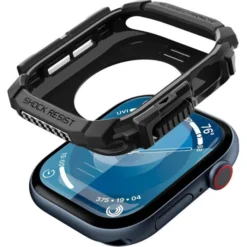 Spigen Apple Watch 11 42Mm|Apple Watch 10 42Mm-ETUI RUGGED ARMOR APPLE WATCH 10 (42 MM) MATTE BLACK