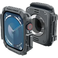 Spigen Apple Watch 11 46Mm|Apple Watch 10 46Mm-ETUI RUGGED ARMOR APPLE WATCH 10 (46 MM) DARK GREY