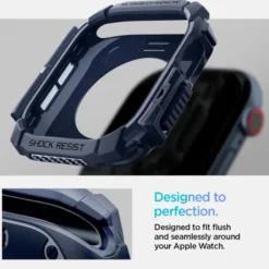 Spigen Apple Watch 11 46Mm|Apple Watch 10 46Mm-ETUI RUGGED ARMOR APPLE WATCH 10 (46 MM) NAVY BLUE