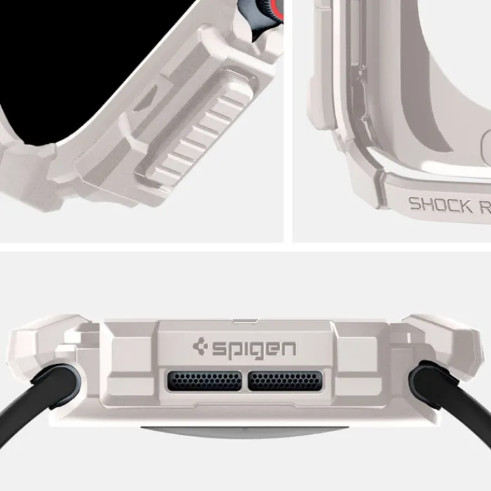 Spigen Apple Watch 11 46Mm|Apple Watch 10 46Mm-ETUI RUGGED ARMOR APPLE WATCH 10 (46 MM) DUNE BEIGE