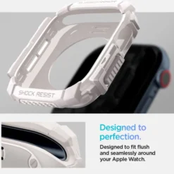 Spigen Apple Watch 11 46Mm|Apple Watch 10 46Mm-ETUI RUGGED ARMOR APPLE WATCH 10 (46 MM) DUNE BEIGE