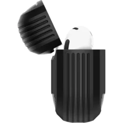 Spigen Airpods 4|Etui Airpods-ETUI RUGGED ARMOR APPLE AIRPODS 4 MATTE BLACK