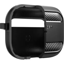 Spigen Airpods Pro|Etui Airpods-Etui Rugged Armor Apple Airpods Pro 1 / 2 Matte Black Case