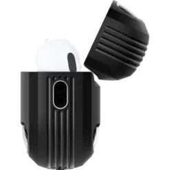 Spigen Airpods Pro|Etui Airpods-Etui Rugged Armor Apple Airpods Pro 1 / 2 Matte Black Case