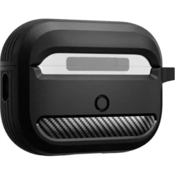 Spigen Airpods Pro|Etui Airpods-Etui Rugged Armor Apple Airpods Pro 1 / 2 Matte Black Case