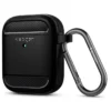 Spigen Airpods|Etui Airpods-Etui Rugged Armor Apple Airpods Black Czarne Case