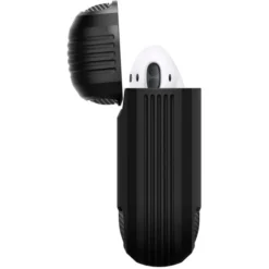 Spigen Airpods|Etui Airpods-Etui Rugged Armor Apple Airpods Black Czarne Case