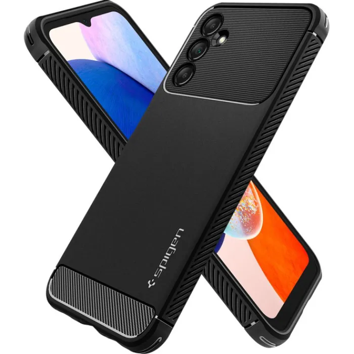 Spigen Galaxy A14 Lte|Samsung-Etui Rugged Armor Galaxy A14 5G Matte Black Czarny Case