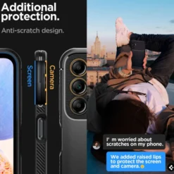 Spigen Galaxy A14 Lte|Samsung-Etui Rugged Armor Galaxy A14 5G Matte Black Czarny Case