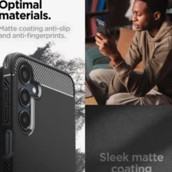 Spigen Samsung|Galaxy A16 4G / 5G-ETUI RUGGED ARMOR GALAXY A16 4G / 5G MATTE BLACK