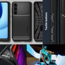 Spigen Samsung|Galaxy S23 Fe-Etui Rugged Armor Galaxy S23 FE Matte Black Case