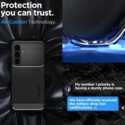 Spigen Samsung|Galaxy S23 Fe-Etui Rugged Armor Galaxy S23 FE Matte Black Case