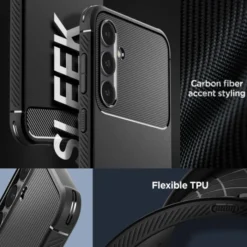 Spigen Samsung|Galaxy S23 Fe-Etui Rugged Armor Galaxy S23 FE Matte Black Case