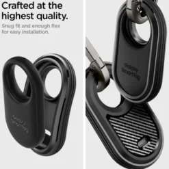 Spigen Etui Smarttag 2|Lokalizatory-Etui Rugged Armor Galaxy Smarttag 2 Matte Black