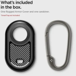 Spigen Etui Smarttag 2|Lokalizatory-Etui Rugged Armor Galaxy Smarttag 2 Matte Black