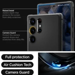 Spigen Samsung|Galaxy S23 Ultra-Etui Rugged Armor Galaxy S23 Ultra Matte Black Czarny Case
