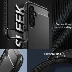 Spigen Galaxy A14 Lte|Samsung-Etui Rugged Armor Galaxy A14 4G / Lte Matte Black
