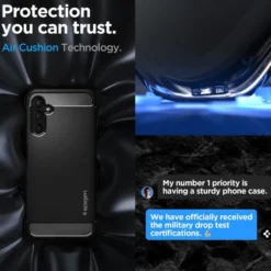 Spigen Galaxy A14 Lte|Samsung-Etui Rugged Armor Galaxy A14 4G / Lte Matte Black