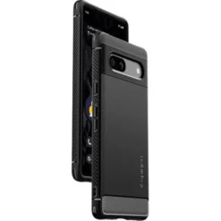 Spigen Google|Pixel 7A-Etui Rugged Armor Google Pixel 7A Matte Black Case