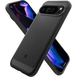 Spigen Google|Pixel 9 Pro Xl-Etui RUGGED ARMOR GOOGLE PIXEL 9 PRO XL MATTE BLACK