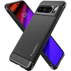 Spigen Google|Pixel 8 Pro-Etui Rugged Armor Google Pixel 8 Pro Matte Black Case