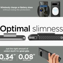 Spigen Google|Pixel 8 Pro-Etui Rugged Armor Google Pixel 8 Pro Matte Black Case