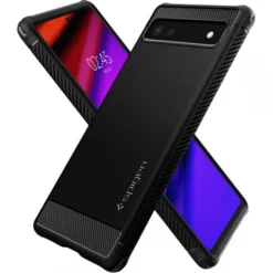 Spigen Pixel 6A|Google-Etui Rugged Armor Google Pixel 6a Matte ETUI BLACK