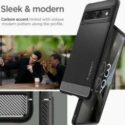 Spigen Google|Pixel 7 Pro-ETUI RUGGED ARMOR GOOGLE PIXEL 7 PRO MATTE BLACK