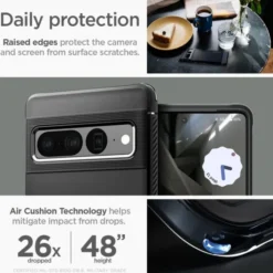 Spigen Google|Pixel 7 Pro-ETUI RUGGED ARMOR GOOGLE PIXEL 7 PRO MATTE BLACK