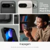 Spigen Pixel 9|Pixel 9 Pro-Etui RUGGED ARMOR GOOGLE PIXEL 9 / 9 PRO MATTE BLACK