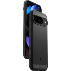 Spigen Pixel 9|Pixel 9 Pro-Etui RUGGED ARMOR GOOGLE PIXEL 9 / 9 PRO MATTE BLACK