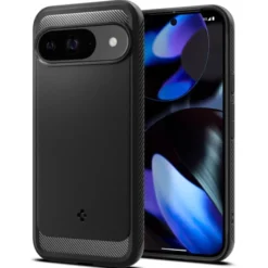 Spigen Pixel 9|Pixel 9 Pro-Etui RUGGED ARMOR GOOGLE PIXEL 9 / 9 PRO MATTE BLACK