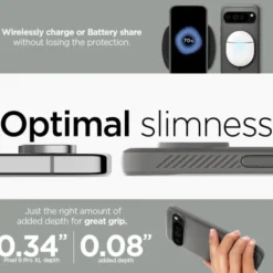 Spigen Google|Pixel 9 Pro Xl-Etui RUGGED ARMOR GOOGLE PIXEL 9 PRO XL MARBLE GREY
